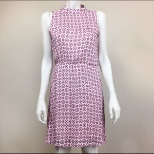 Modbe Retro Print Sleeveless Mini‎ Dress
